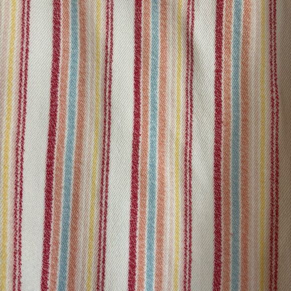 Roxy Colorful Striped Summer Beach Poncho Hoodie, Size Large - Picture 4 of 12